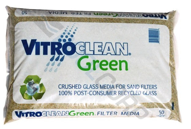 TriVitro 50 lb Vitroclean Aquatic Glass Filter Media