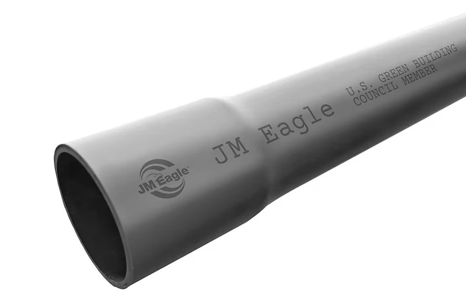 JM Eagle 10' SCH40 PVC Electrical Conduit