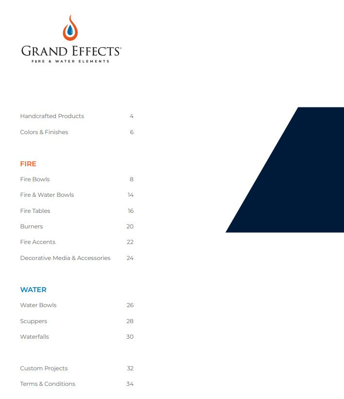 Grand Effects® Fire and Water Elements